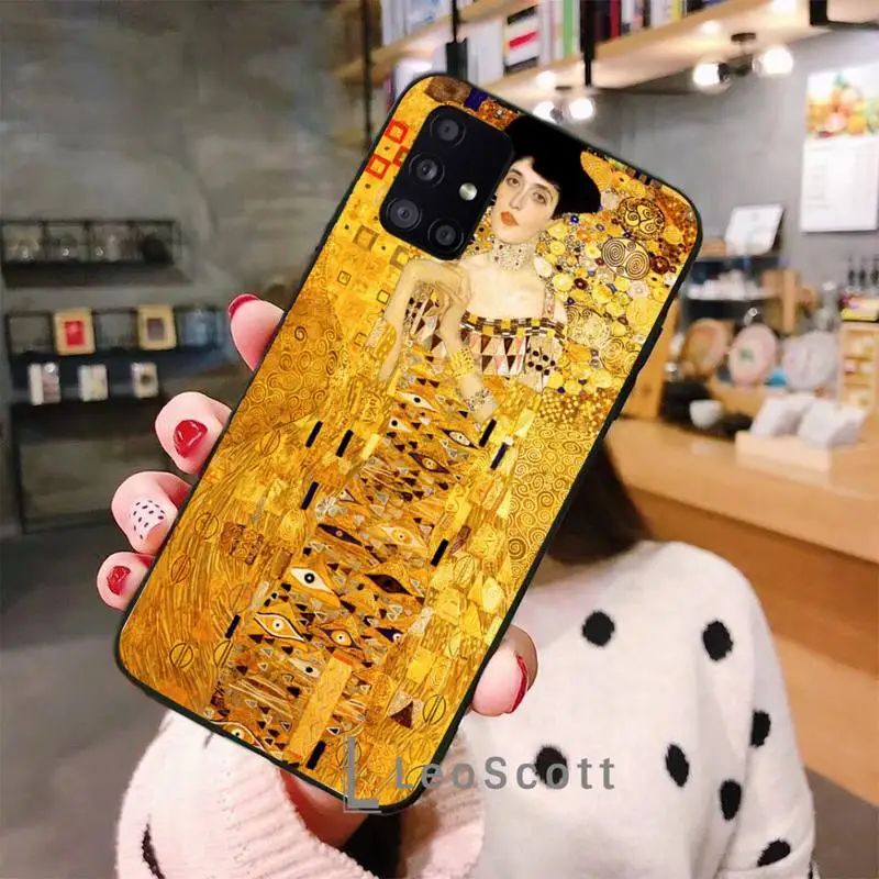 

Gustav Klimt Phone Case For Samsung Galaxy S8 S9 S10 Plus S10E Note 3 4 5 6 7 8 9 10 Pro Lite cover