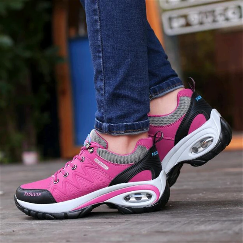 Women's work shoes in autumn and winter outdoor antiskid wear-resistant travel casual air cushion cotton | Обувь