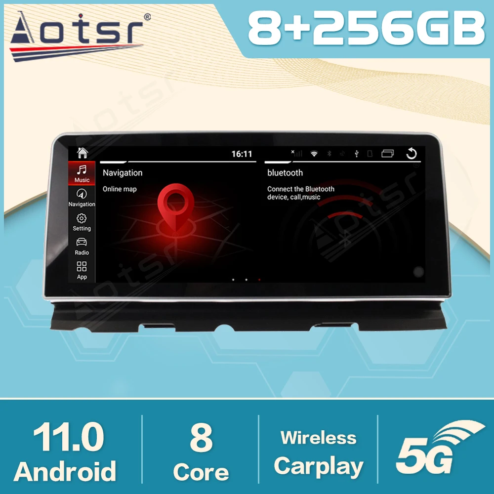 

12.3inch Android 11 8+256G Multimedia Player For BMW 7 Series 2009 - 2015 Car Auto Radio Stereo GPS Navigation Headunit 2Din DSP