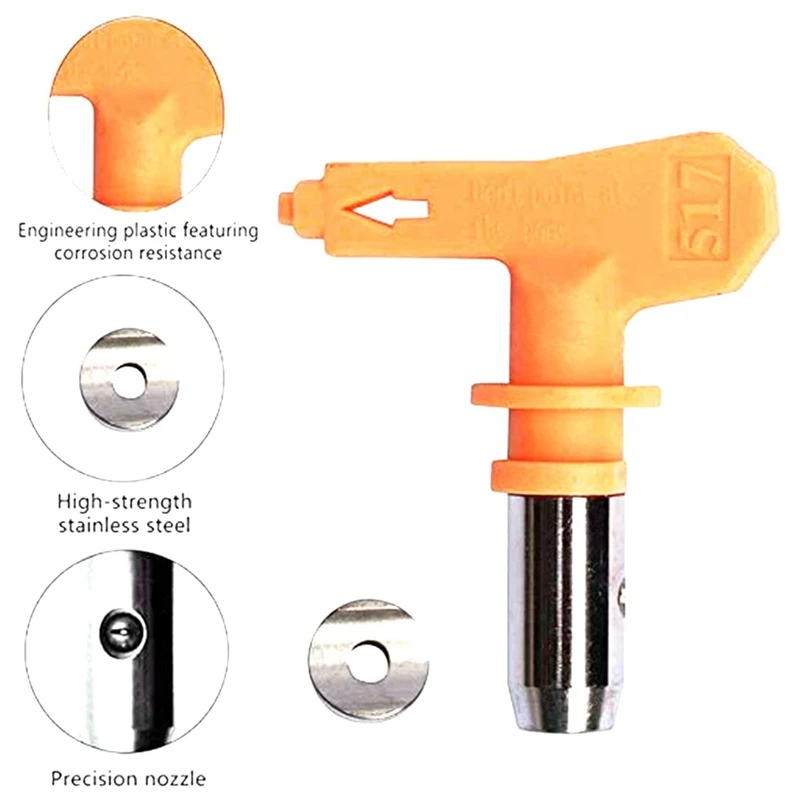 Акция! Насадки для распыления краски безвоздушные двусторонние 3 шт. детали