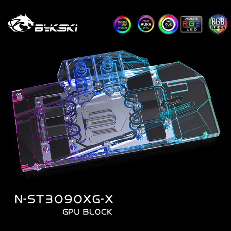 Bykski блок GPU воды для ZOTAC RTX3090 GAMING OC Графическая карта VGA кулер МБ синхронизации 12V/5V N