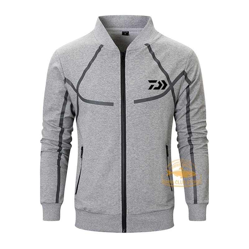 

2020 DAIWA Men's Fishing Suit Autumn and Winter Solid Color Casual Suit Outdoor Sports Plus Size Cotton Baseball Uniform