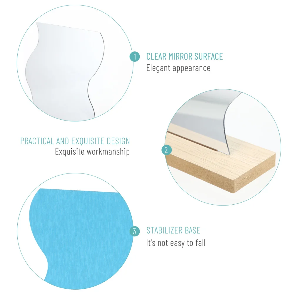 Столешница деревянное зеркало для туалетного столика неправильное декоративное