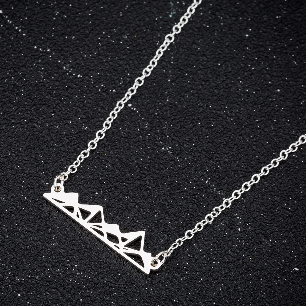 Hfarich крутые золотые подвески для дома горы ожерелья милые несколько