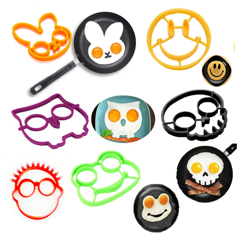 Новинка 2021 забавное Силиконовое кольцо для яиц антипригарное форма омлета