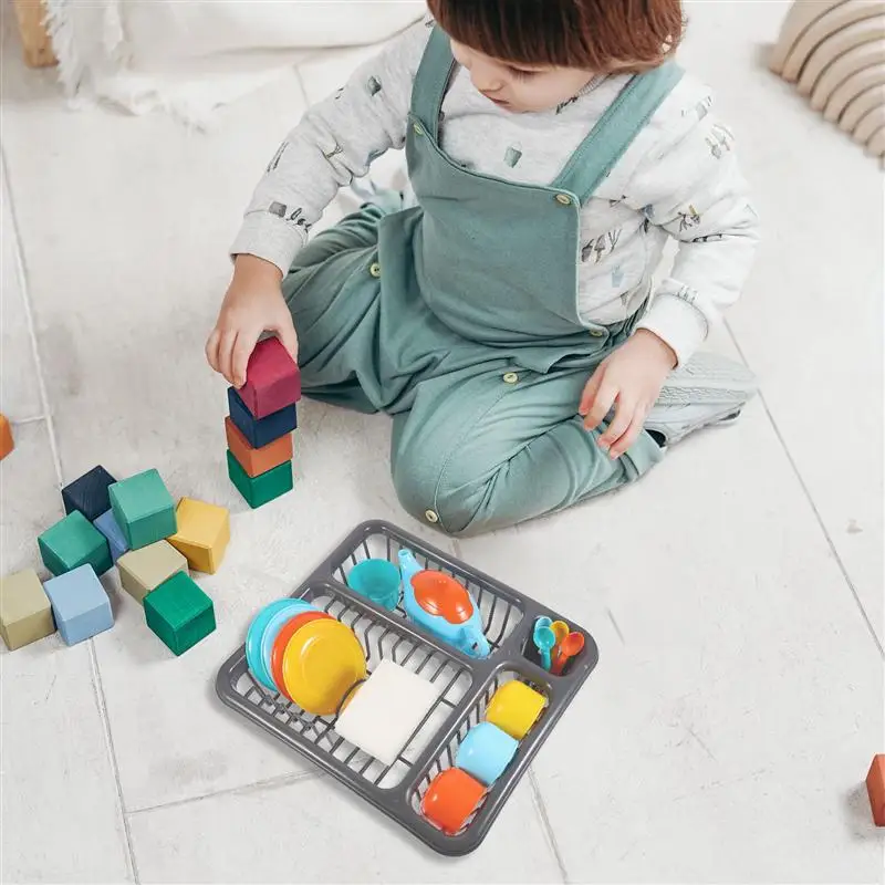 

1 Set 15pcs Simulation Kitchen Ware Plastic Kitchen Kit Toys Fun Children Toys
