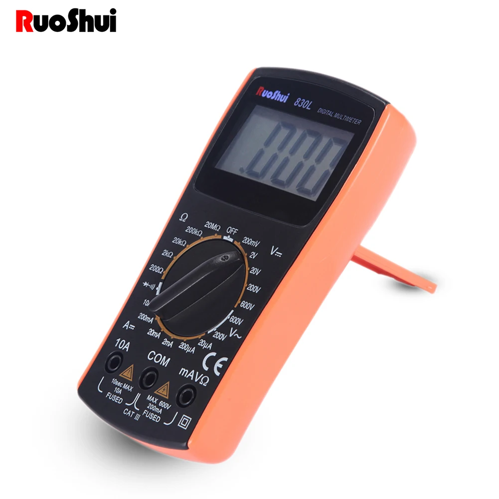 Цифровой мультиметр RuoShui VC830L измерительный измеритель напряжения измеренный