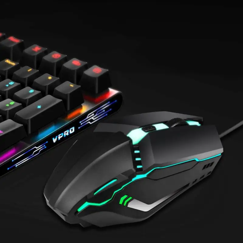 Проводная мышь S200 цветная светящаяся игровая 4D Overwatch компьютерная аксессуары для