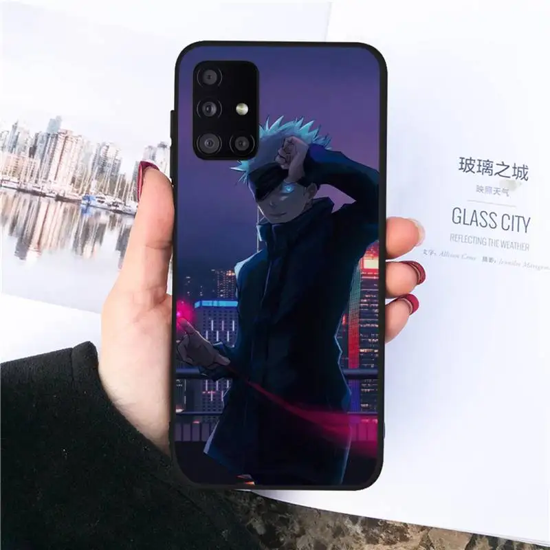 

anime Gojo Satoru Phone Case For Samsung galaxy S 7 8 9 10 20 edge A 6 10 20 30 50 51 70 note 10 plus
