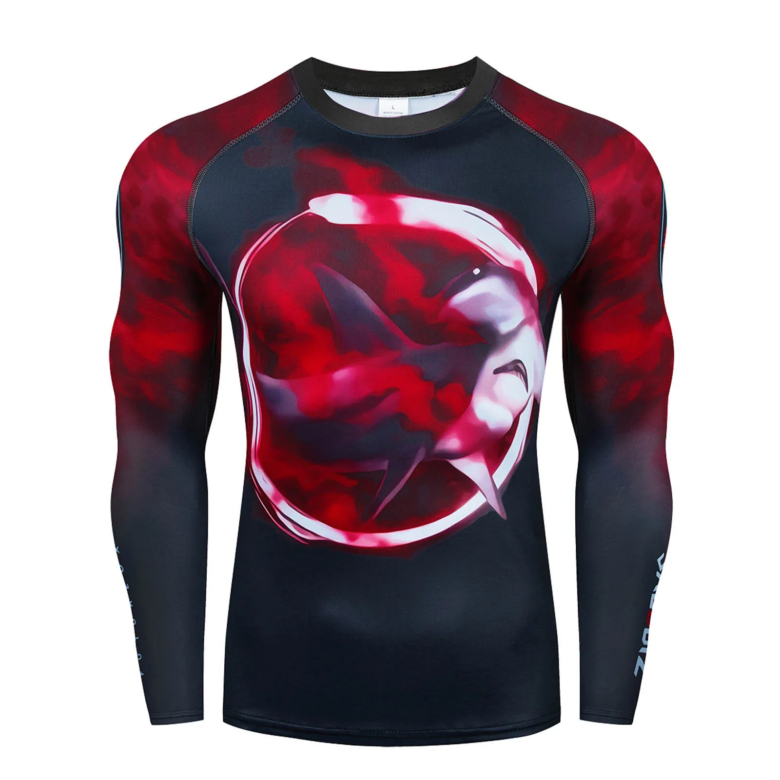 

And T Drying Men's Pullover Shirt Bottoming Shirt Cool Neck Sports Quick Round Men's blouse Blouses