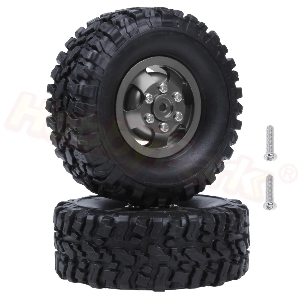 2 шт. 1/16 RC автомобильные колеса и шины с губчатыми вставками для WPL Урал военный