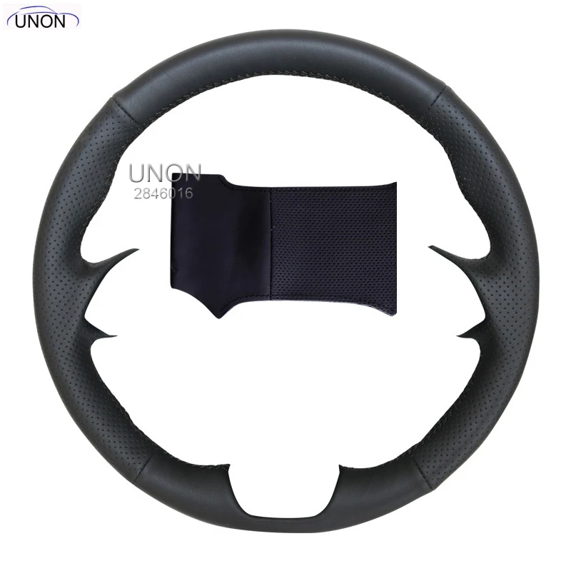 

For Nissan Sylphy 14 Generations Tiida X-trail Qashqa Hand Sewn Steering Wheel Cover In Leather Car Accessories