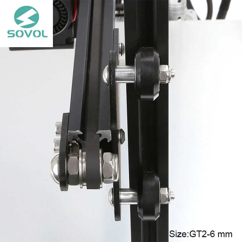 Оригинальный 1 м GT2 открытый ремень ГРМ шириной 6 мм/10 мм черный резиновый для