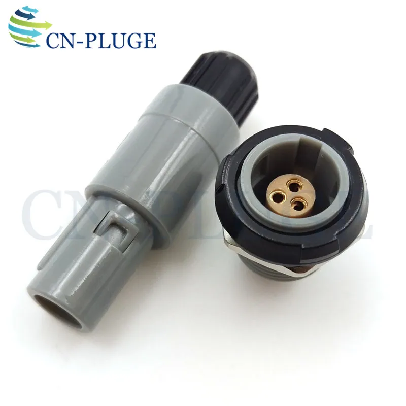 M14 3pin пластиковый разъем PAG/PLG самоблокирующийся штекер и гнездо медицинские
