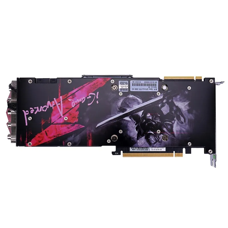 Цветная видеокарта GeForce RTX 2080 AD специальная OC GPU GDDR6 8 Гб iGame Nvidia с одной кнопкой RGB