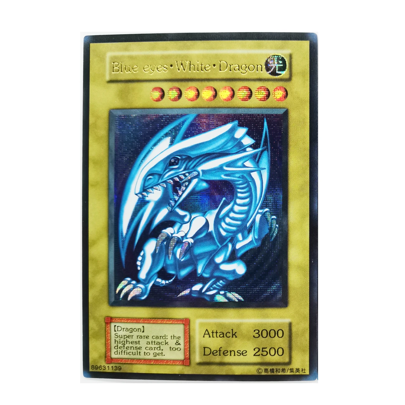 

Yu Gi Oh SR Blue Eyes White Dragon English DIY Toys Hobbies Hobby Collectibles Game Collection Anime Cards