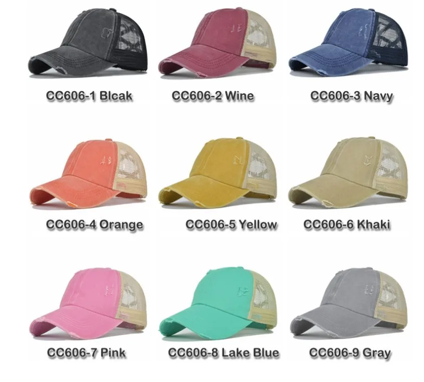 12 Color Wholesale 100% Washed Cotton Men Baseball Cap Fitted Caps Snapback Hat For Women Casual Mesh Hats 2021