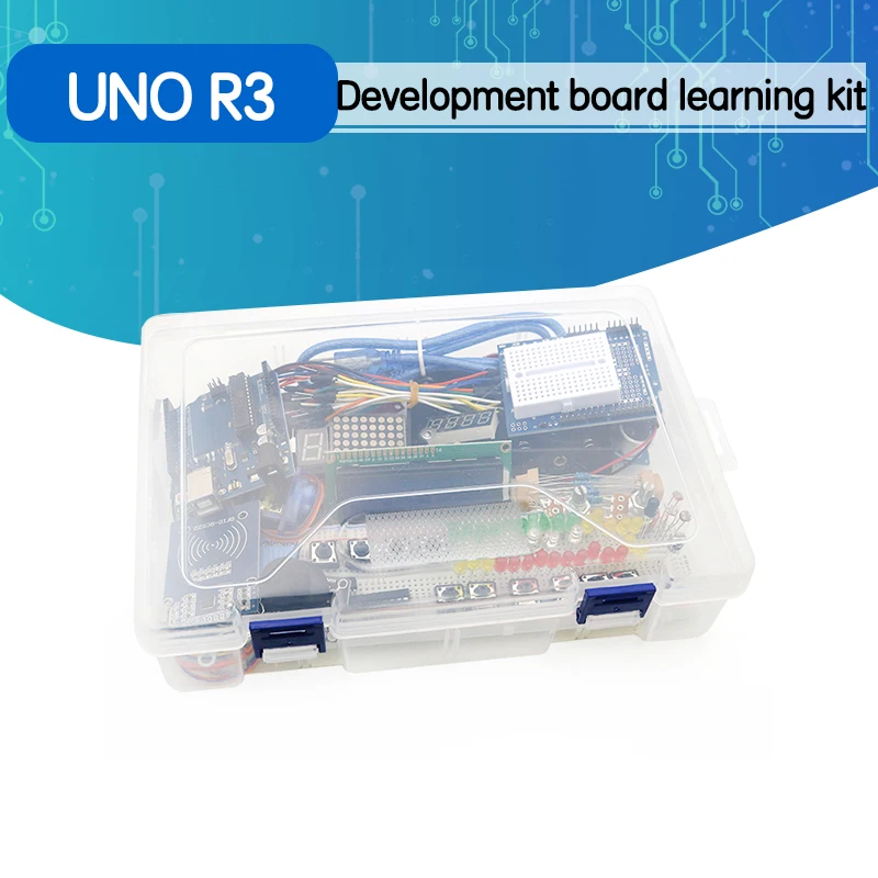 Стартовый комплект для arduino Uno R3 макетная плата и держатель Step Motor / Servo /1602