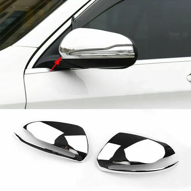 

For Mercedes X253 C253 W213 S213 W205 S205 A205 C205 W222 AMG C E S GLC Class Chrome Car Side Rear view Mirror Cover Fit LHD