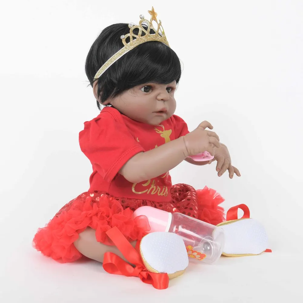 22 &quot55 см новейшие реалистичные куклы Bebe Reborn полностью силиконовые игрушки
