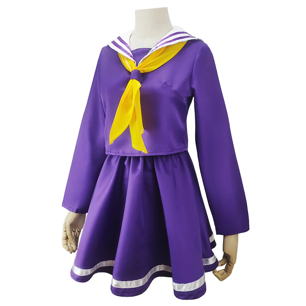 Костюм для косплея No Game Life-Shiro Униформа наряды на Хэллоуин карнавальный костюм -
