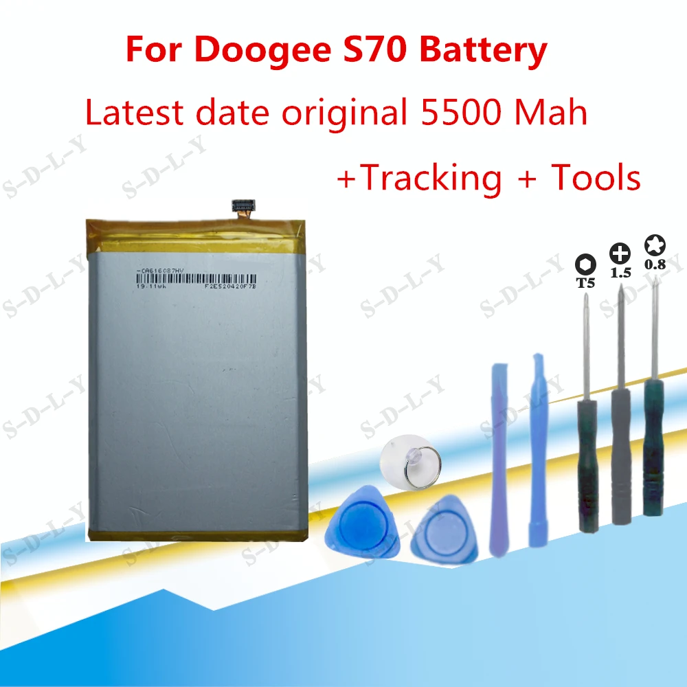 Аккумулятор Для Doogee S70 5500 мАч запасная батарея высокого качества Lite для сотового