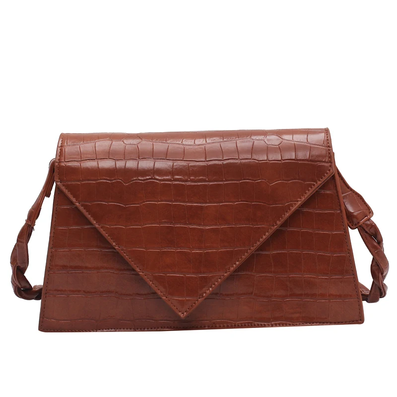 

Crocodile pattern Square Crossbody bag 2020 New High quality PU Leather Women's Designer Handbag Vintage Shoulder Messenger Bag
