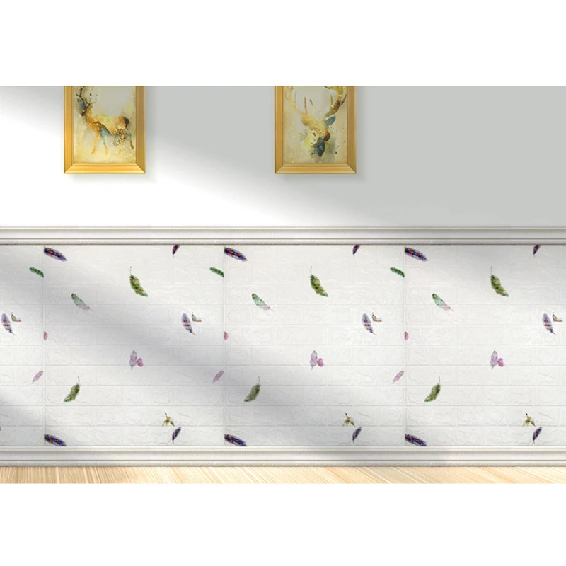 

2PCS Self-Adhesive 3D Waterproof Anti-Collision Wall Stickers Are Used in Kindergartens Home Decoration 70X77CM