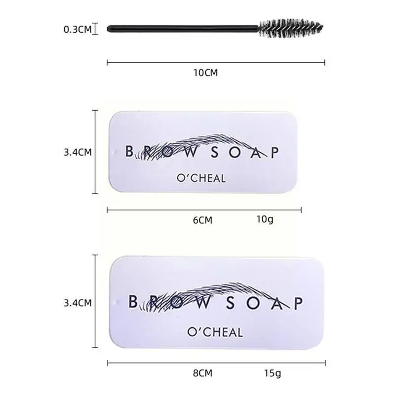 1 шт. гель для укладки бровей воск лепки мыло водостойкий долговечный 3D пушистый