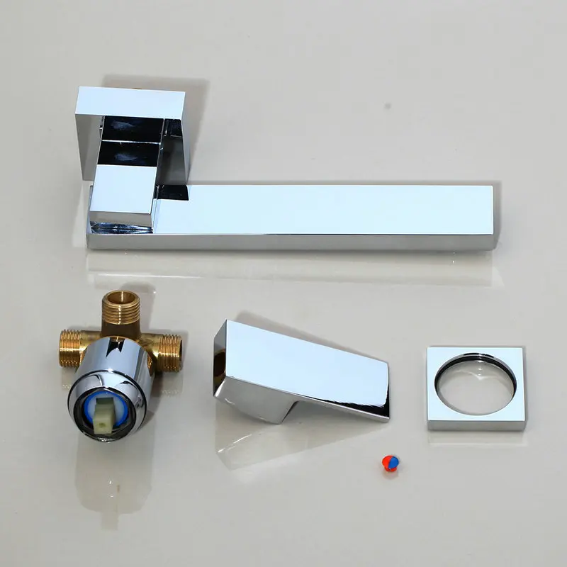 Смеситель для раковины KEMAIDI однотонный латунный хромированный кран ванной