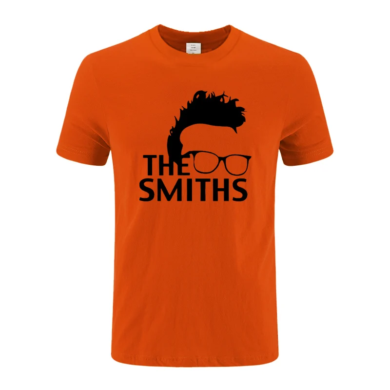 Хлопковая футболка The Smiths Винтажная в стиле ретро с принтом Моррисси 80 короткими