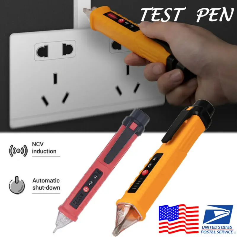 Бесконтактный переменного Напряжение тестер детектор метр Индукции Ручка