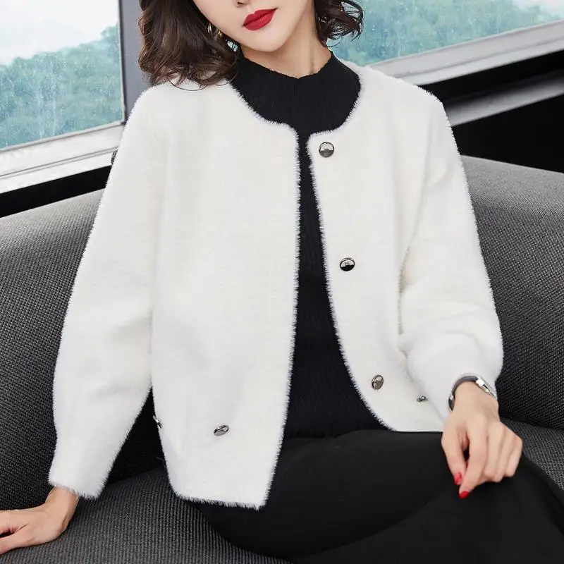 

Женская одежда 2021 норковая шуба зимнее пальто Женская Корейская Куртка Осенние шубы и куртки женские Chaqueta Mujer