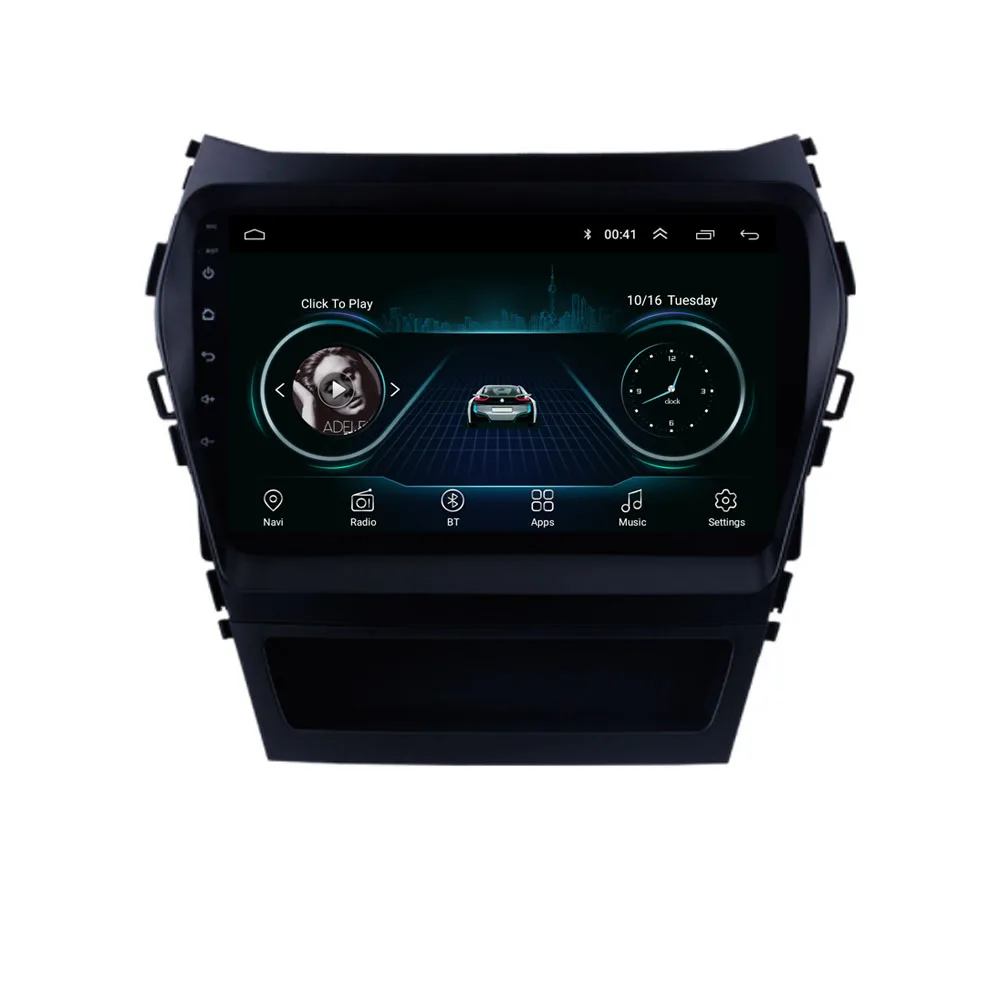 4G LTE Android 8 1 для HYUNDAI IX45 SantaFe 2013 2014 2015 2016 2017 Мультимедиа стерео автомобильный dvd-плеер