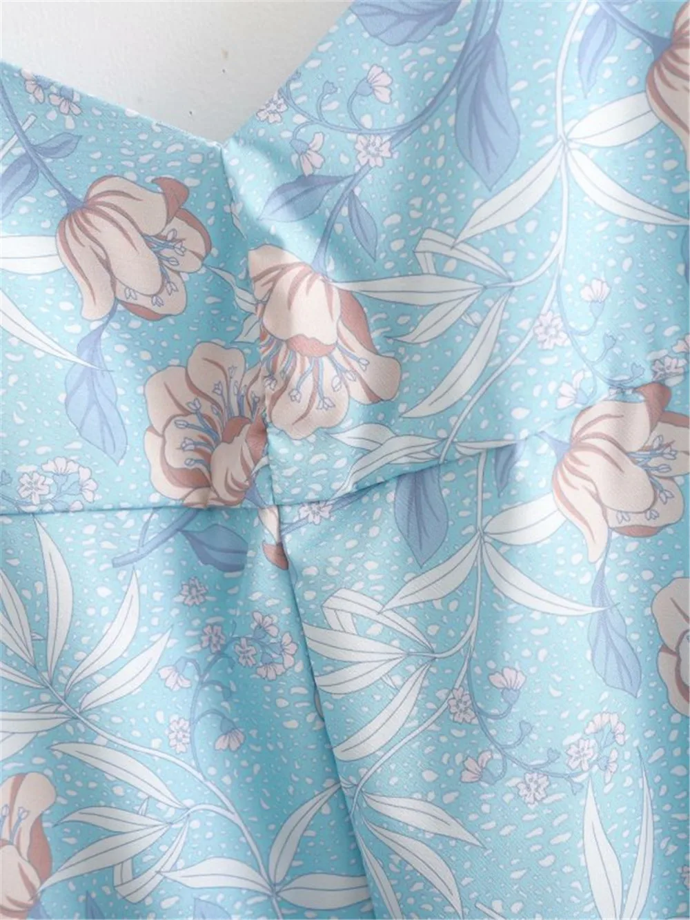 

2021 Summer Women Print Vintage Dress Sleeveless Spaghetti Strap Elastic bust Female Elegant Split fork Street Dresses Vestidos