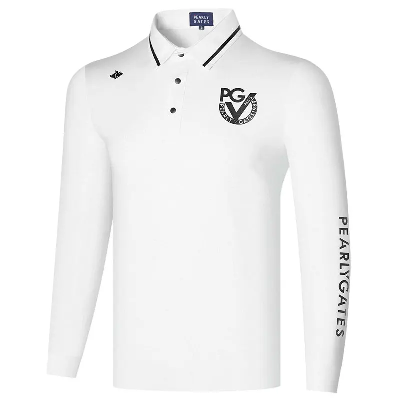 

Spring Autumn Men's Clothes PG Long Sleeve Golf T-Shirt Quick Dry Outdoor Latest Sports Shirt S-XXL in Choice