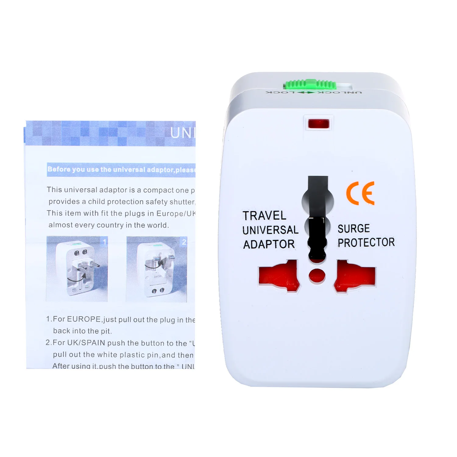 Дорожный адаптер универсальный питания для путешествий по всему миру переходник