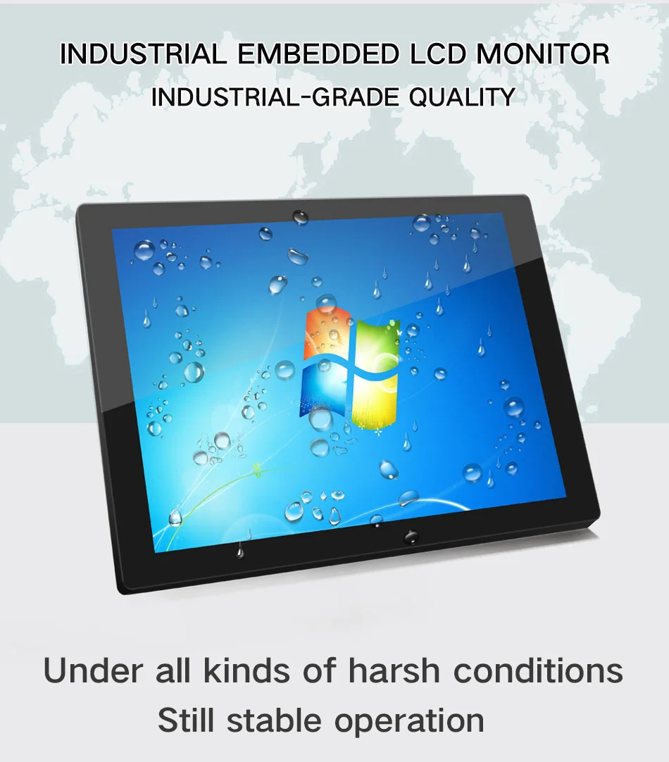 Hot 8.4 inch Sunlight Readable cheap embedded lcd monitor Metal Case Open Frame touch screen display | Компьютеры и офис