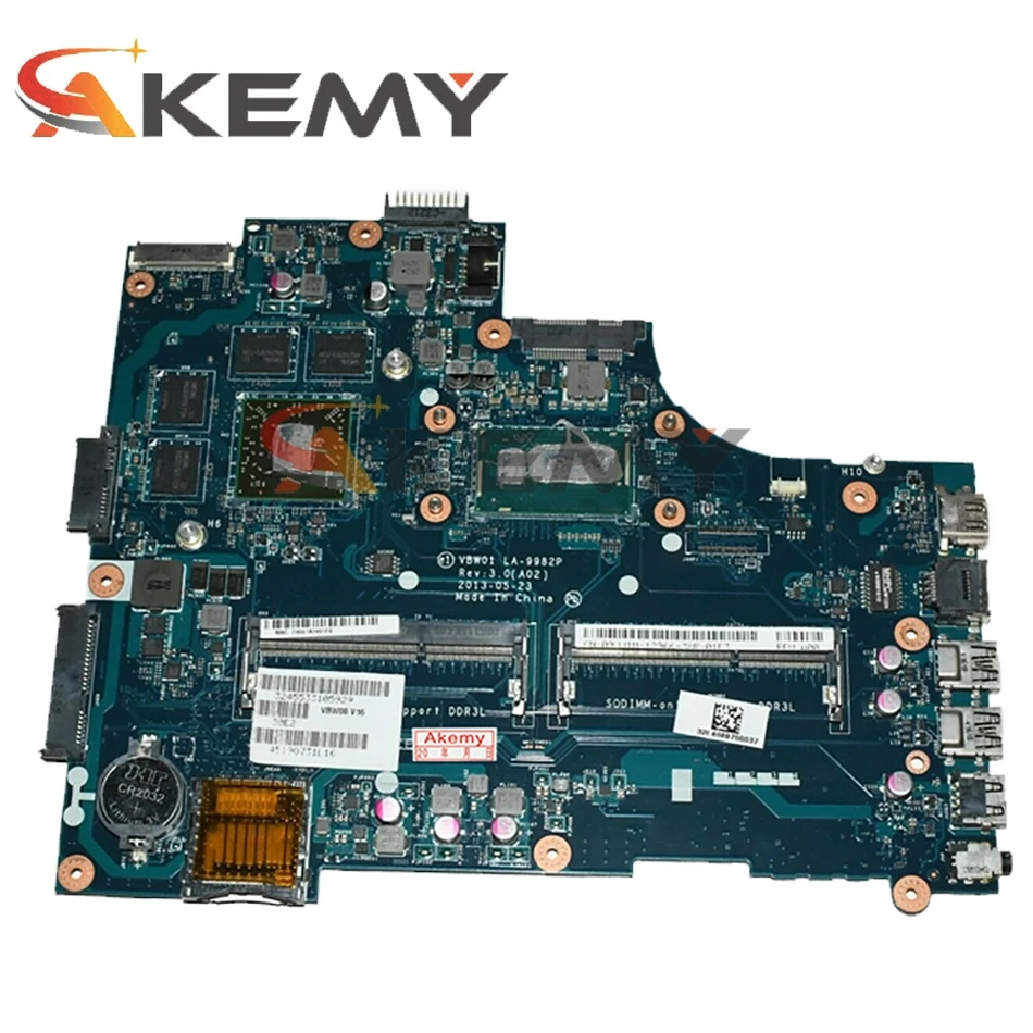 Оригинальная материнская плата для ноутбука DELL Inspiron 15R 5537 3537 I7-4500U CN-0P28J8 0P28J8 VBW01