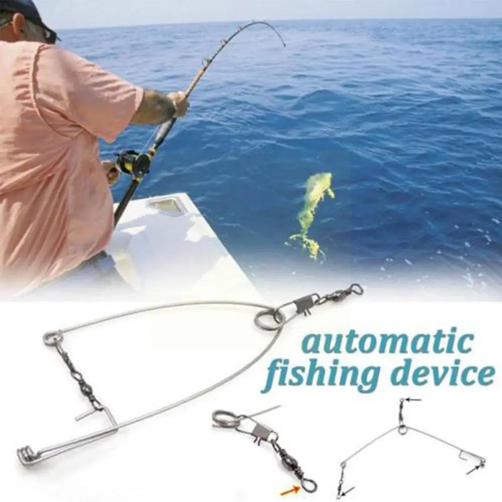 

Automatic Fishing Hook Steel Fast Speed Fish Lifter Spring Ejection People Gear Fishing Catapult Lazy G2p2