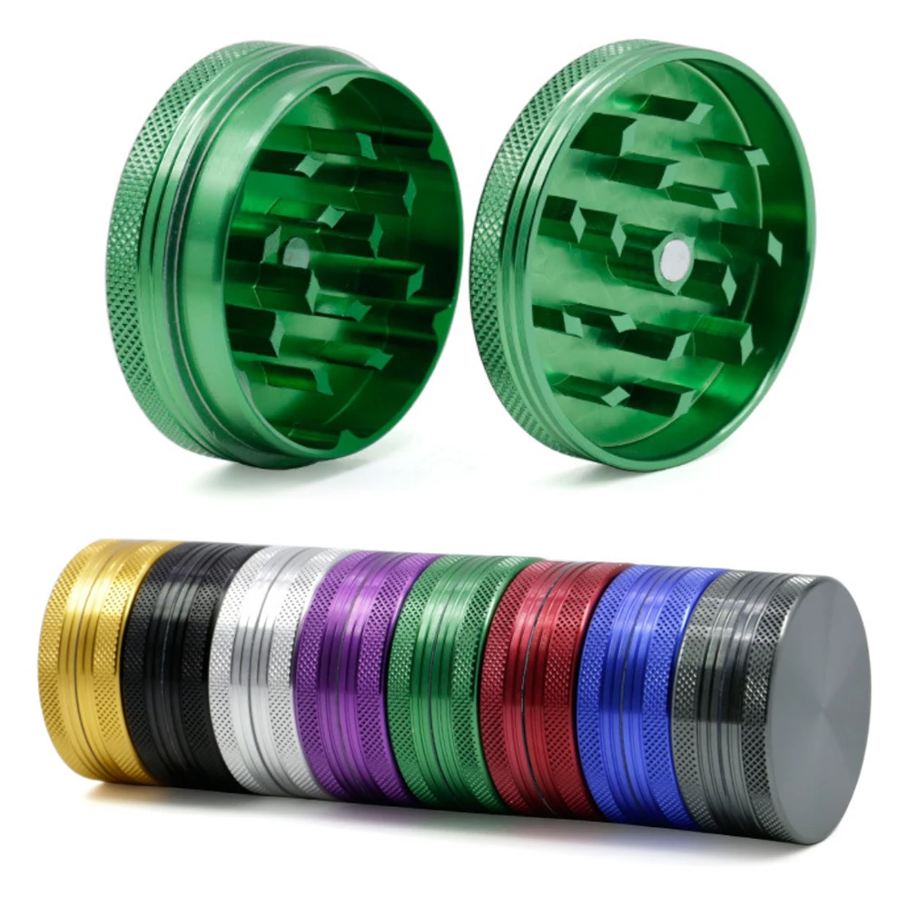 

10Pcs Metal Grinder 50mm Tobacco Herb Grinders Cigarette Smoking Accessories Smoke Amoladora Moledor Cigar Crusher Pipe For Men