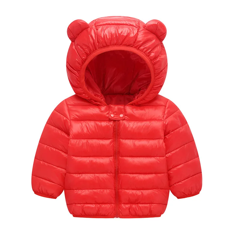 Cute Baby Girls Jacket Kids Boys Light 2021 New Down Cotton Warm Coats Clothes Infant children's outerwear clothing for Boy Coat