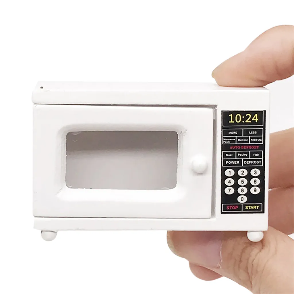 1:12 Кукольный дом Миниатюрный куклы мебель китченроом мини микроволновая печь