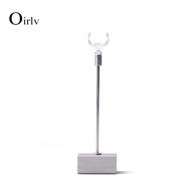 Oirlv Metal Earring Display T Shape Dangle Earring Support Jewelry Ring Rack Display Organizer Showcase