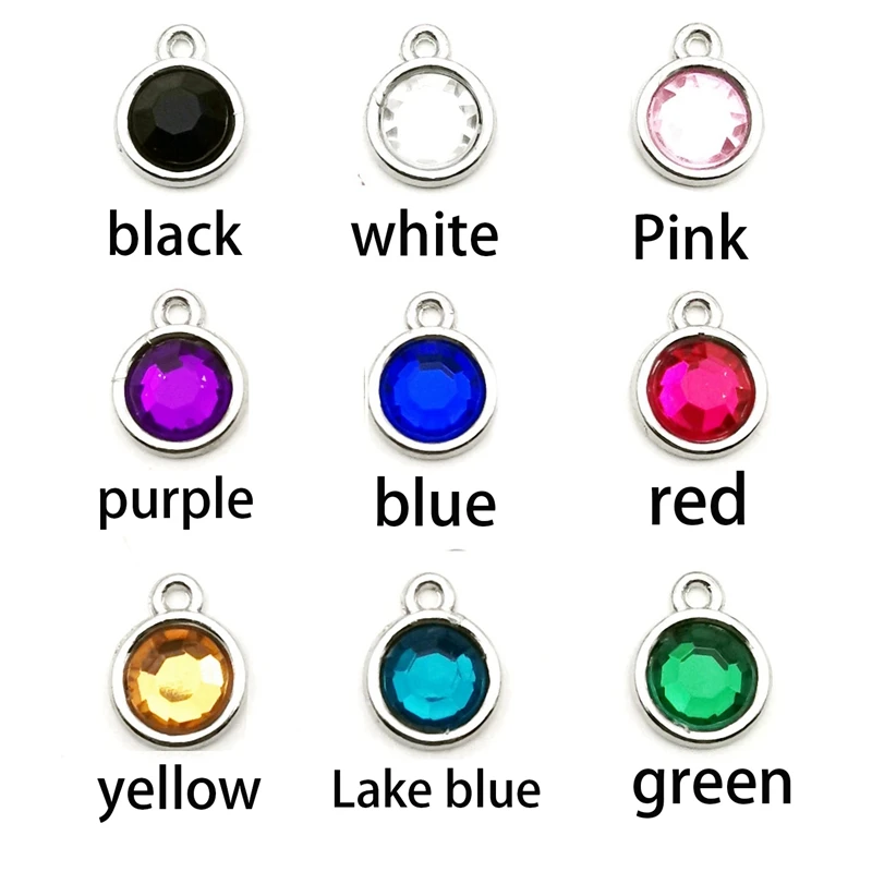 

New Halloween Pumpkin Head Witch Birthstone Keyring Pendant Handmade Party Gift Keychain Handbags Car Accessories