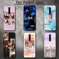ateez hongjoong seonghwa phone case for redmi 5 5plus 6 pro 6a s2 4x go 7a 8a 7 8 9 k20 case