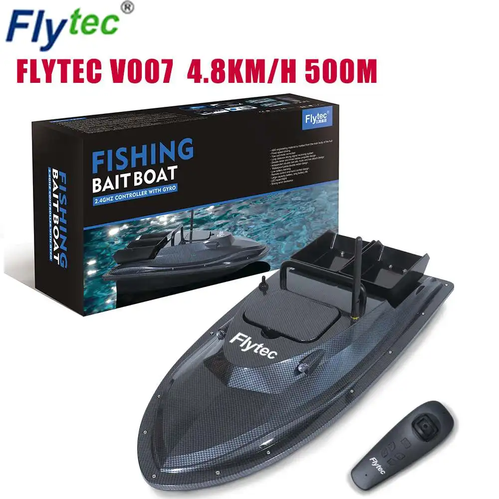 Flytec V500 V007 рыболовная приманка радиоуправляемая лодка 500 м дистанционный