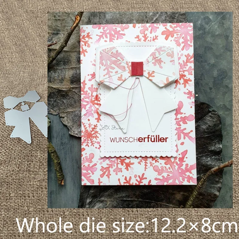 

Металлический трафарет XLDesign для рукоделия, форма для галстука-бабочки, розетка, украшение, альбом для скрапбукинга, бумажная открытка, тисн...