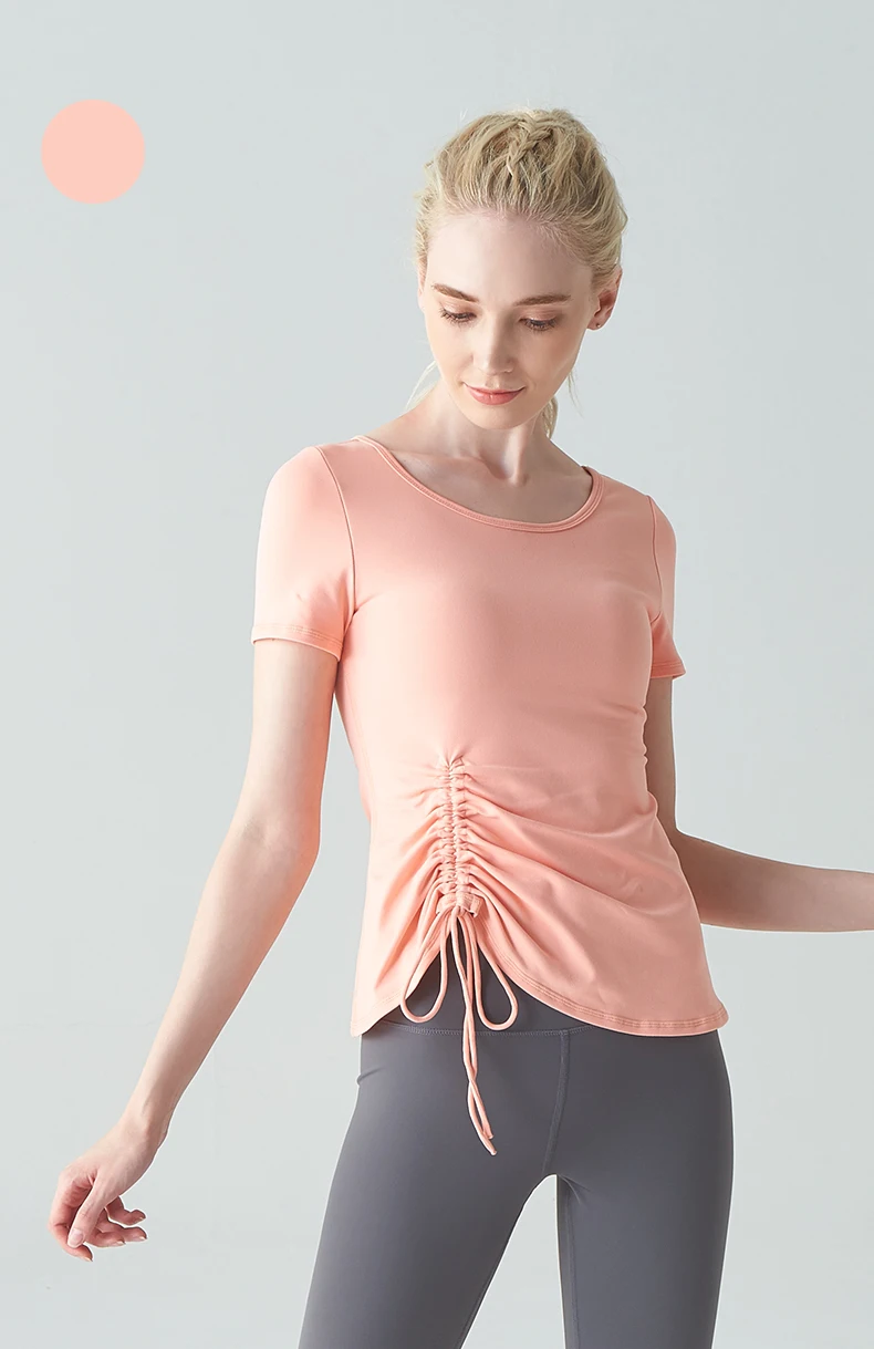 Женские футболки жилет для йоги, для девушек, короткий рукав, укороченный топ, спортивные рубашки, профессиональный фитнес, тренажерный зал, тренировка, бег, Тонкий Топ, новинка