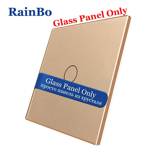 Не сенсорный выключатель RainBo роскошные стеклянные сенсорные панели 80 мм *